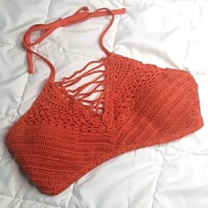 Ika-Kul Bikini Top Orange Size L